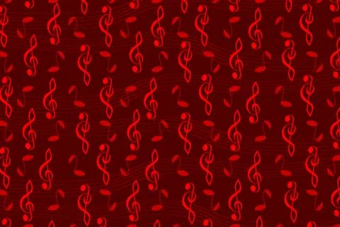 Musical pattern with notes 스톡 일러스트