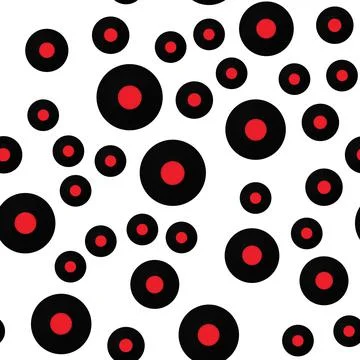 Musical records. Seamless pattern. Jazz Day Background. Illustration. 스톡 일러스트