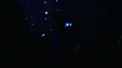 Musical Show Audience Vídeo Stock 52500543