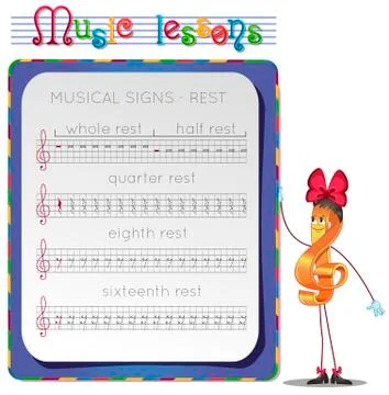 Musical signs Stock Illustration