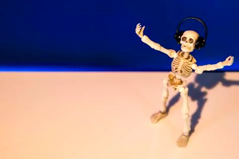 Musical Skeleton Stock Photos