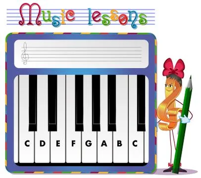 Musical tasks Stock Illustration