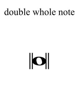 Musical values in vertical A4 format. High resolution 1200 dots / inch. Print Stock Illustration