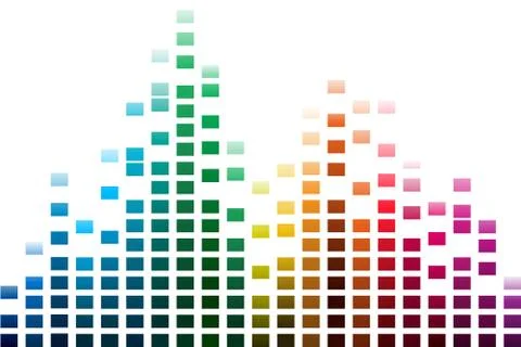 Musical waves Illustrazione stock