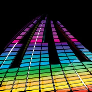 Musical waves Stock-Illustration