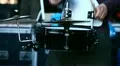 Musician playing little drum HD Footage