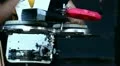 Musician playing little percussion HD Footage