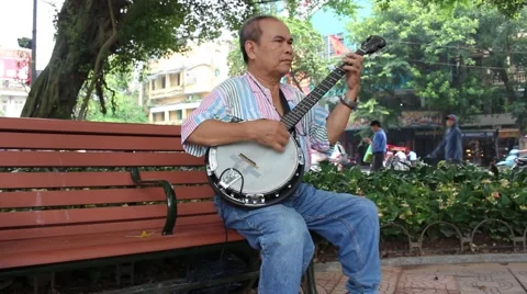 Musicians and guitar Stock Footage 56085122