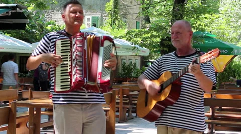 Musicians in Croatia Vídeo Stock 33033870