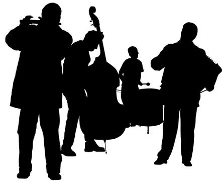 Musicians Stock Illustration