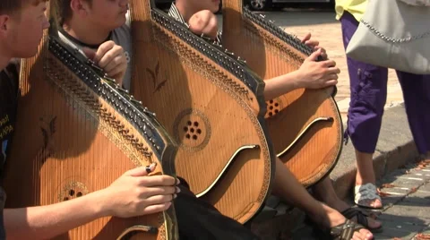 Musicians in Kiev Ukraine Stock Footage 46165609