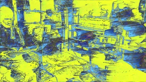 Musicians In Paint 库存影片 250680143