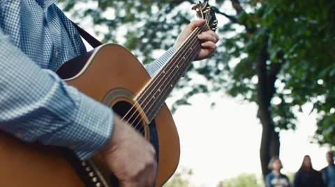 Musicians perform on the street Stock Footage 63959412