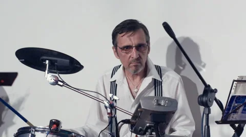 Musicians playing drums Stock Footage 65224168