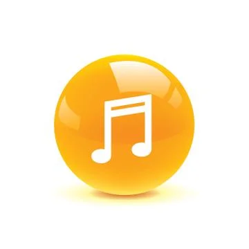 Musicicon web Stock Illustration