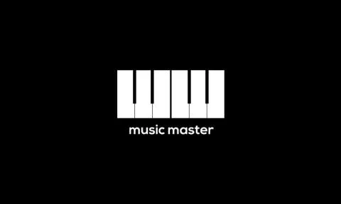 MusicMaster Logo Illustrazione stock