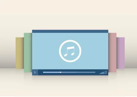 Musicplayer Stock Illustration
