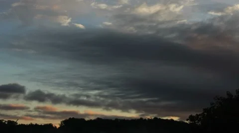 MUSKOKA Clouds Stock Footage 7733984