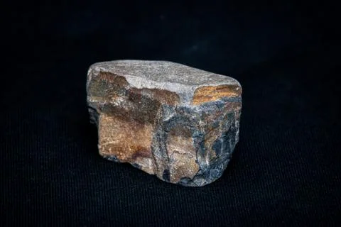 Muskovit gemstone containing high concentration of iron ores Stock Photos