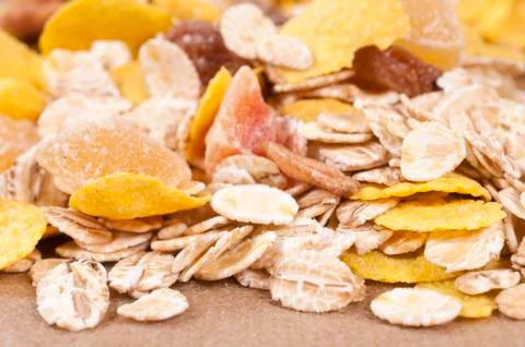 Musli background Foto stock