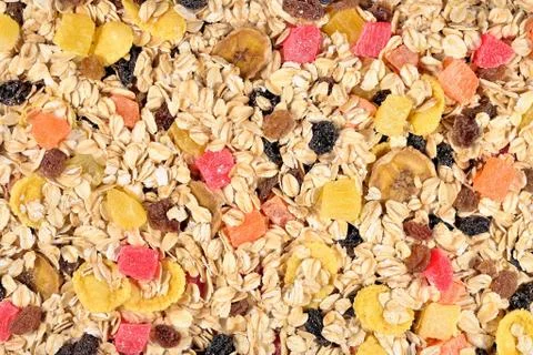 Musli background Stock Photos