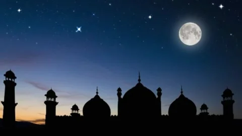 Muslim animated background motion graphics Stock Footage 326016608