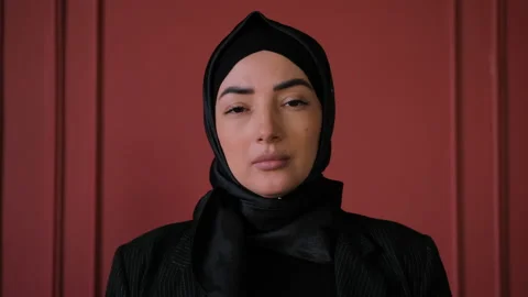 Arab Muslim Hijab Xxx - Muslim arabian independent woman in hija... | Stock Video | Pond5