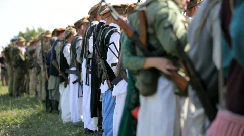 Muslim army Stock Footage 816200