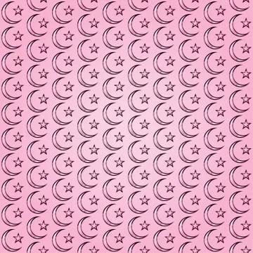 Muslim art. Abstract pattern in Arabian style. Islamic ethnic ornaments. Stock Illustration