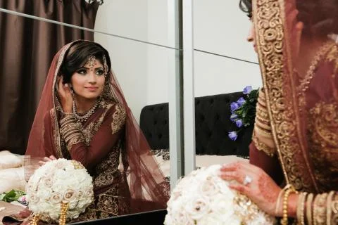 Muslim Bride Stock Photos