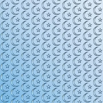 Muslim design. Abstract pattern in Arabian style. Islamic ethnic ornaments. Stock Illustration