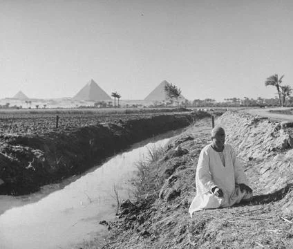 Muslim Devotee, Cairo, Egypt Stock Photos