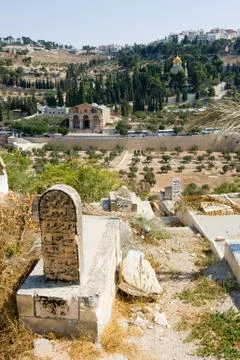 Muslim graveyard Stock Photos