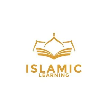 Muslim Learn logo, Islam learning logo template, Islamic Media Vector illus.. Stock Illustration
