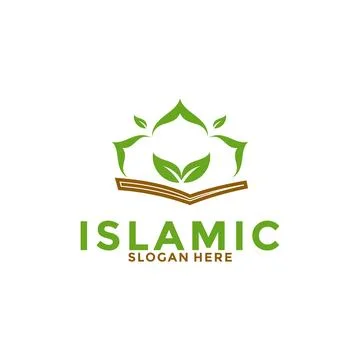 Muslim Learn logo, Islam learning logo template, Islamic Media Vector illus.. Stock Illustration