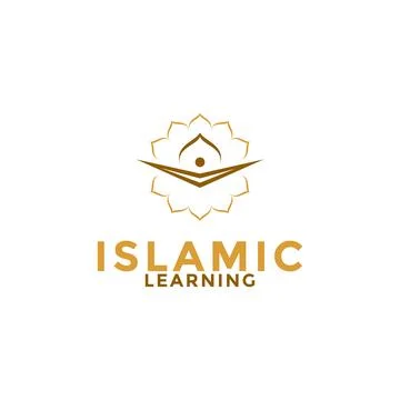 Muslim Learn logo, Islam learning logo template, Islamic Media Vector illus.. Stock Illustration