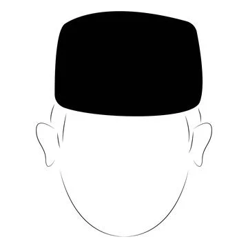 Muslim man vector element design Stock Illustration