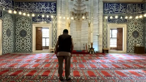Muslim Men Praying During Ramadan Stock Footage 339964934