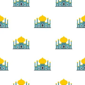 Muslim mosque pattern flat Illustrazione stock