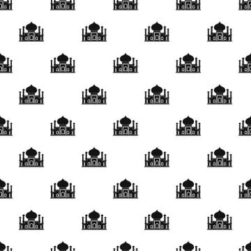 Muslim mosque pattern, simple style Stock Illustration