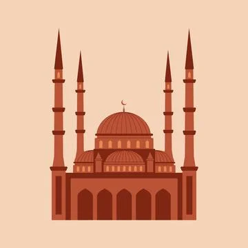 Muslim mosque vector illustration Stock-Illustration
