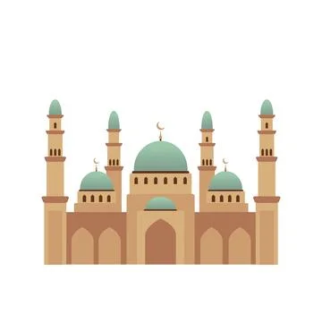 Muslim mosque vector illustration Stock Illustration