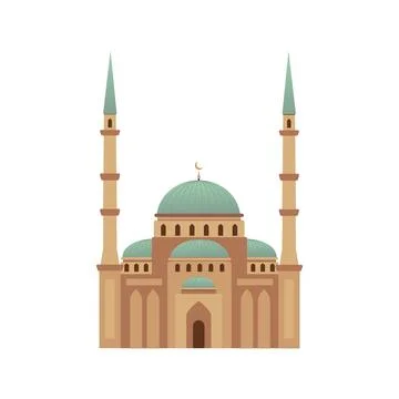 Muslim mosque vector illustration Stock Illustration