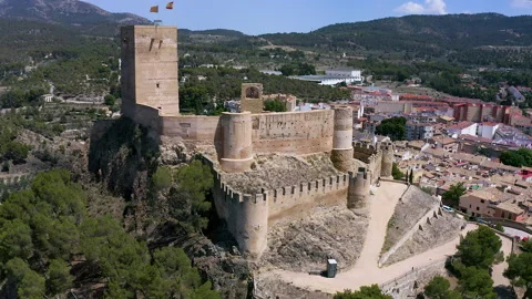 Muslim origin Biar Castle, Spain. Stock Footage 282623534