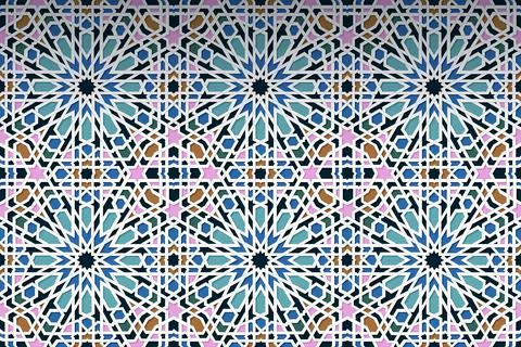 Muslim pattern background Stock Illustration
