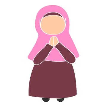 The muslim people vector design Stock Illustration