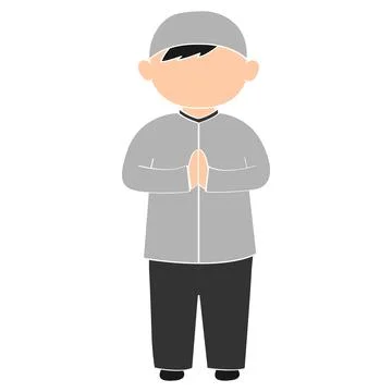 The muslim people vector design Illustrazione stock