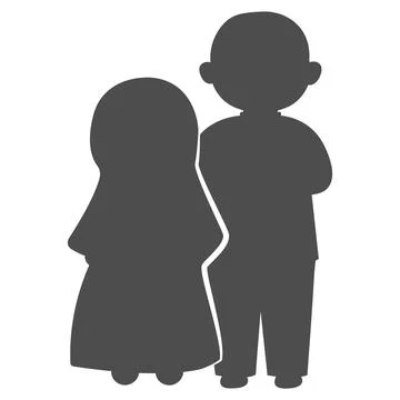 The muslim people vector design Stock Illustration