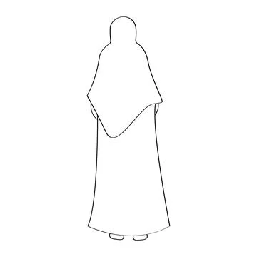 The muslim people vector design Stock Illustration