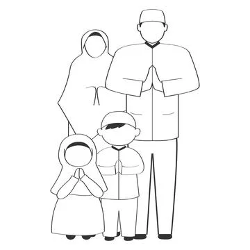 The muslim people vector design Stock Illustration